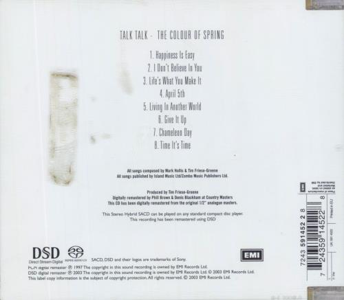 Talk Talk The Colour Of Spring UK super audio CD SACD (257802)